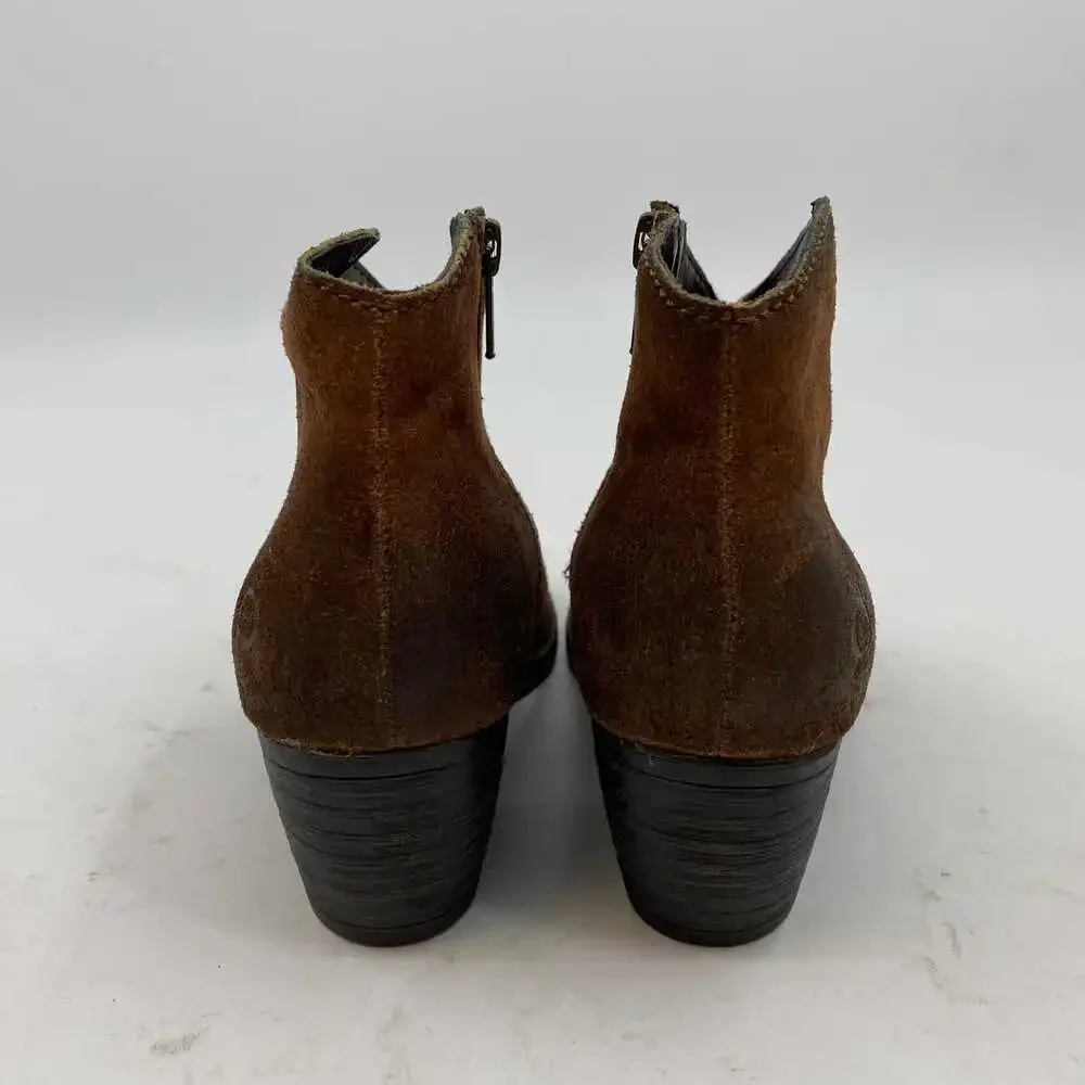 Born Brown Suede Booties | Women’s US 7.5 Regular